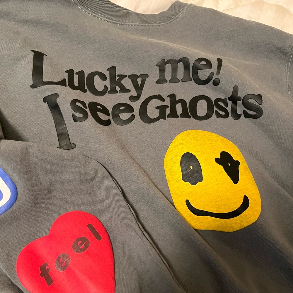 LUCKY ME I SEE GHOSTS KanYe crewneck